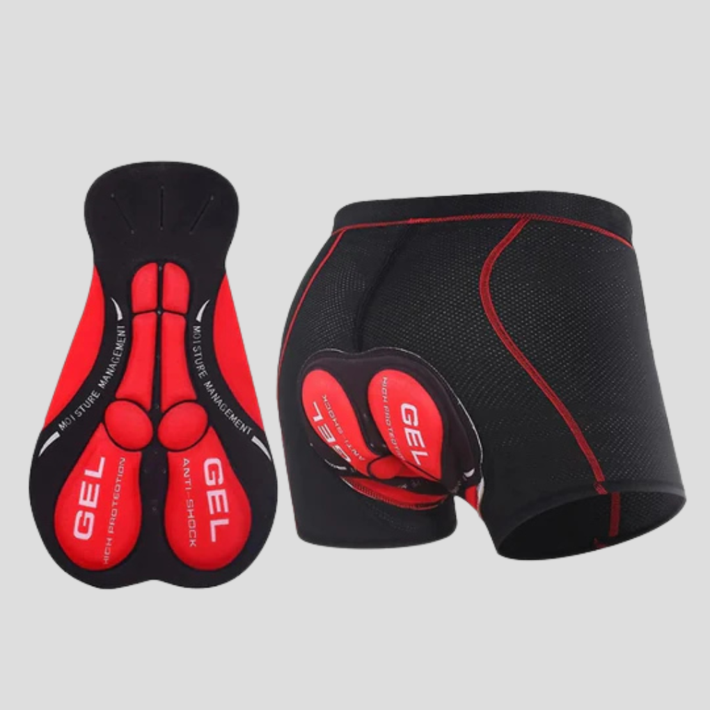Oak & Coral | Unisex Padded Cycling Shorts with Gel Cushion
