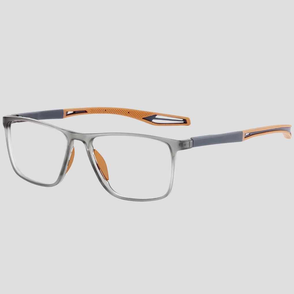 Oak & Coral | Unisex Progressive Reading Glasses with Sporty Accents