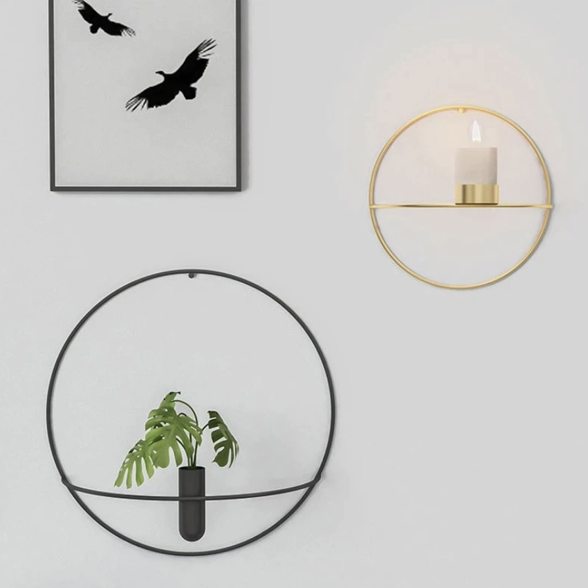 Oak & Coral | WallAura - Ryder Candle Holder and Vase Combination