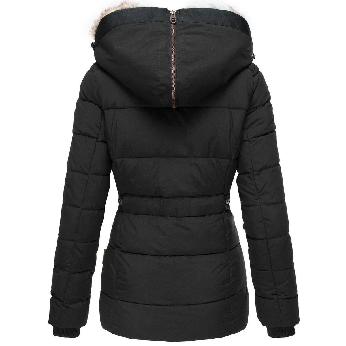 Oak & Coral | Warm Winter Jacket with Fur Lining for Women