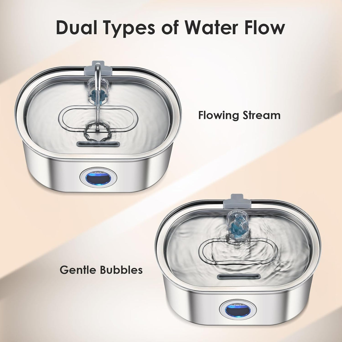 Oak & Coral | Water Fountain Stainless Steel 3.2L