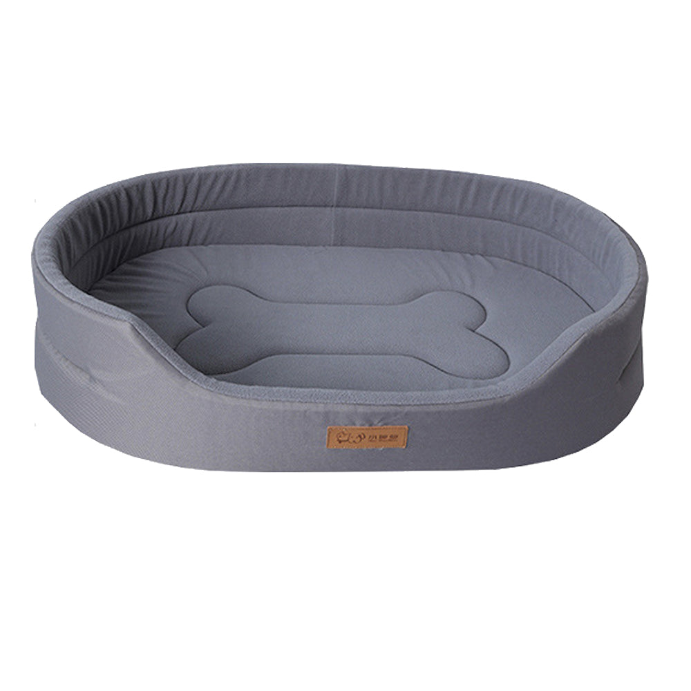 Oak & Coral | Waterproof Dog Bed with Plush Interior