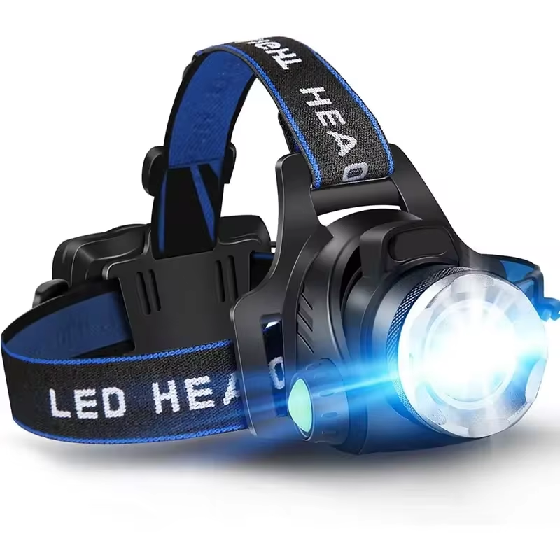 Oak & Coral | Waterproof LED Headlamp with Adjustable Zoom