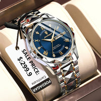 Oak & Coral | Waterproof Luxury Men's Wristwatch by the Top Brand with Luminous Function