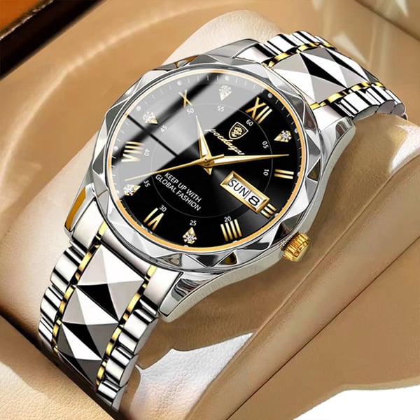 Oak & Coral | Waterproof Luxury Men's Wristwatch by the Top Brand with Luminous Function