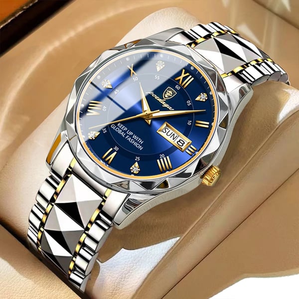 Oak & Coral | Waterproof Luxury Men's Wristwatch by the Top Brand with Luminous Function