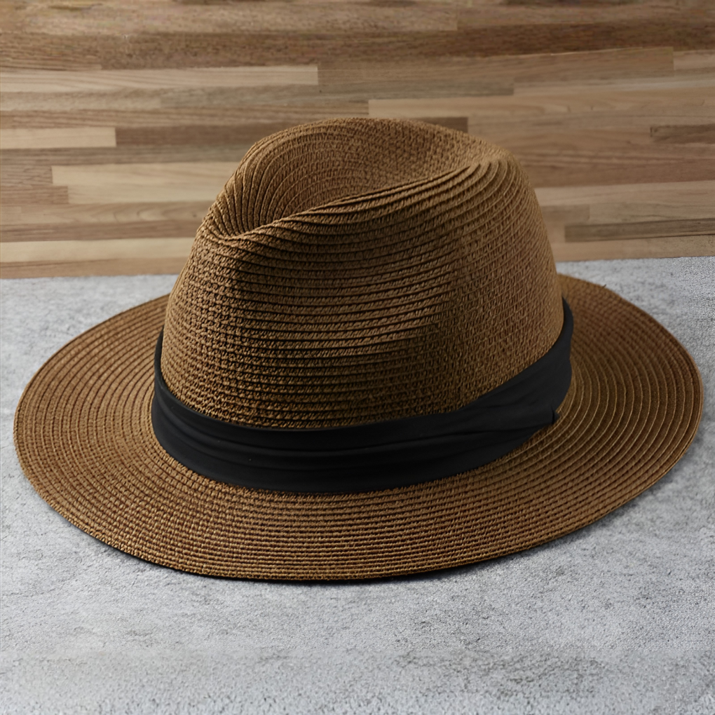 Oak & Coral | Wide Brim Fedora Hat