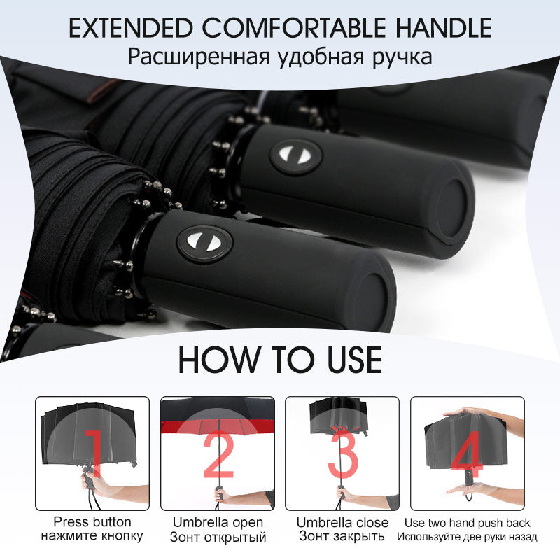 Oak & Coral | Windproof Storm Umbrella - The Umbrella That Withstands Any Storm