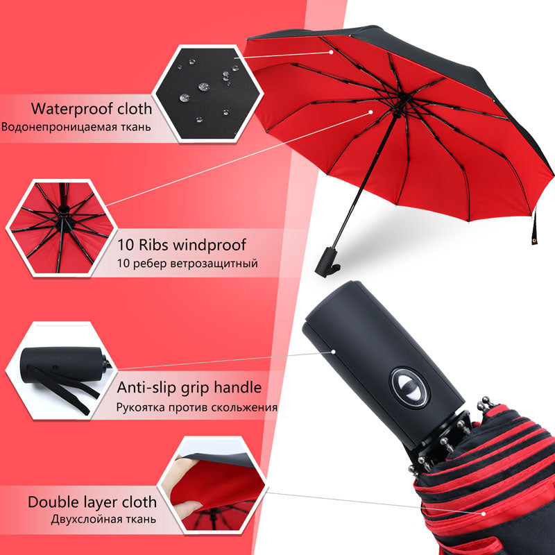 Oak & Coral | Windproof Storm Umbrella - The Umbrella That Withstands Any Storm