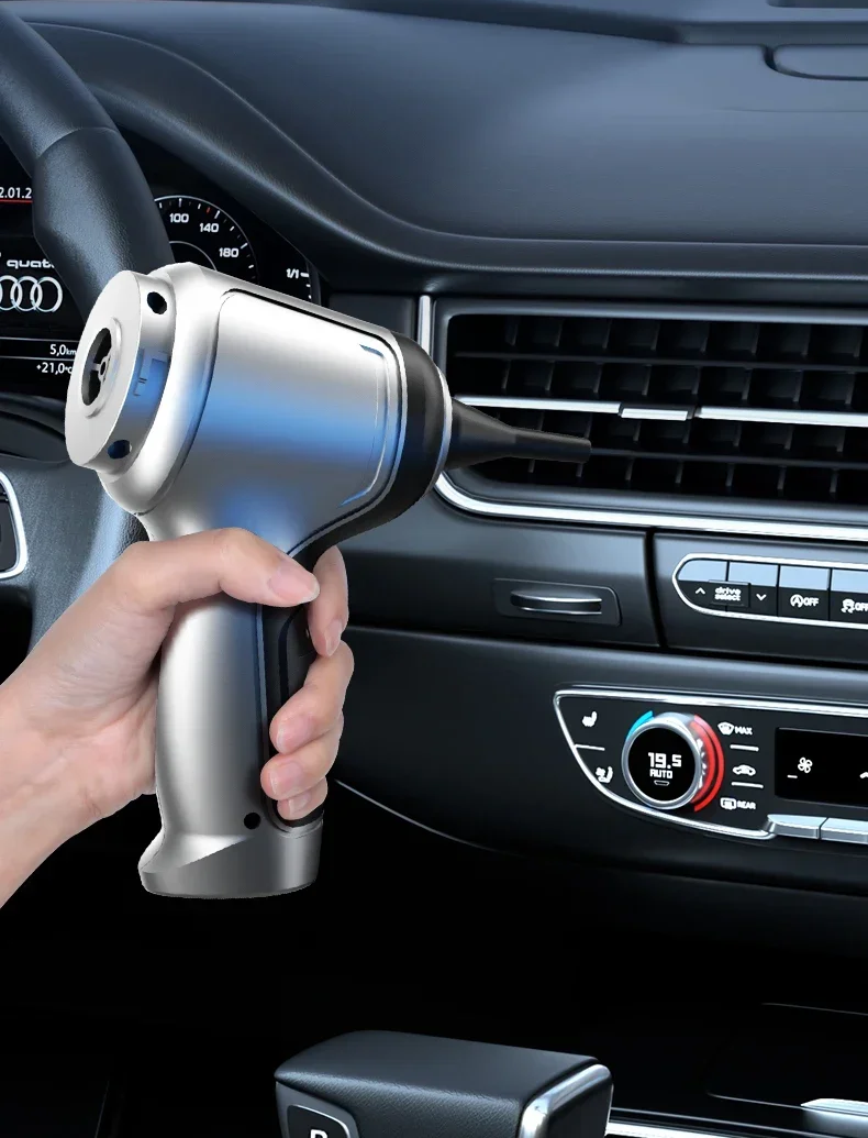 Oak & Coral | Wireless Car Vacuum Cleaner with 95000PA Suction Power – Lightweight & Silent