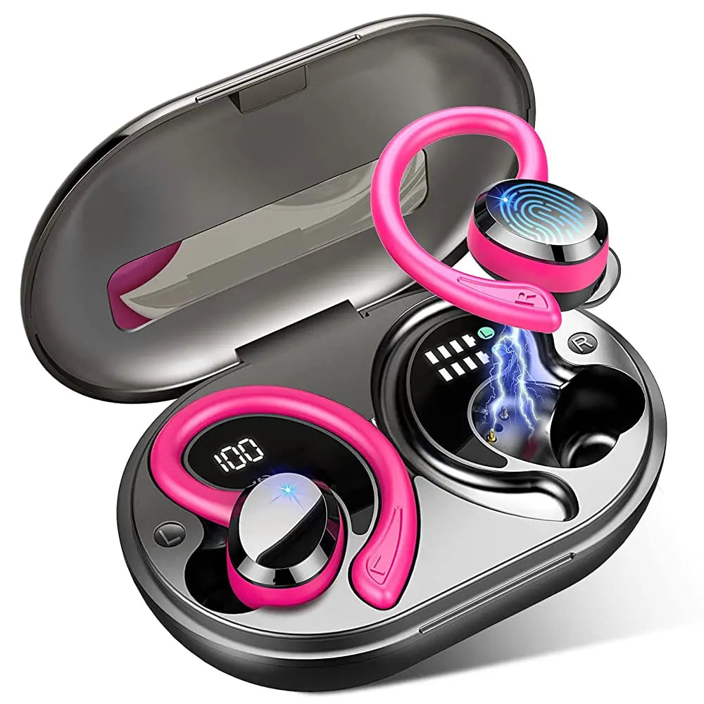 Oak & Coral | Wireless Earbuds with Long Battery Life – SecureFit – (1+1 FREE)