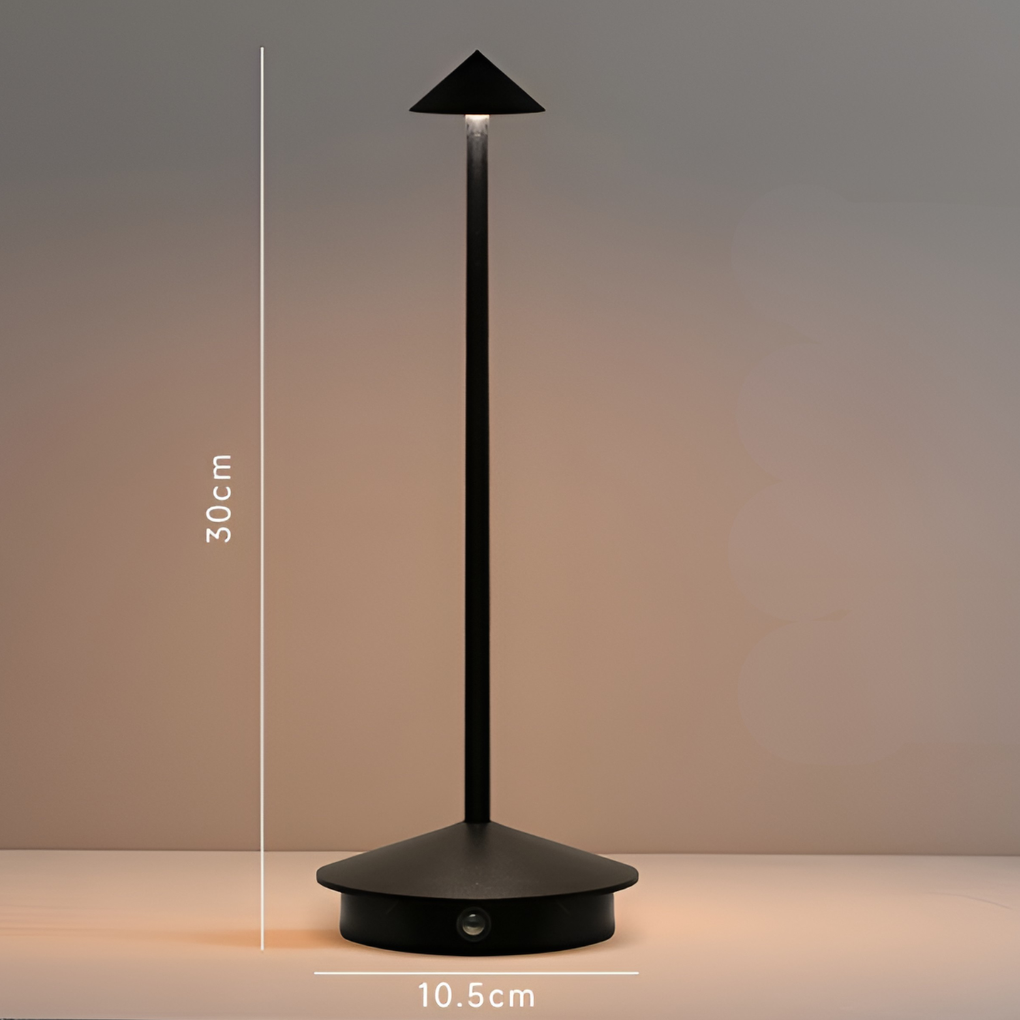 Oak & Coral | Wireless LED Table Lamp - Rechargeable, Dimmable Ambient Lighting