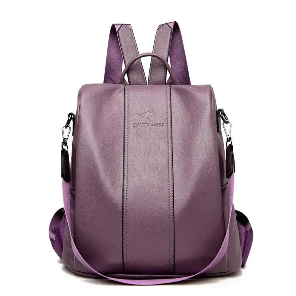 Oak & Coral | Women's Anti-Theft Convertible Backpack