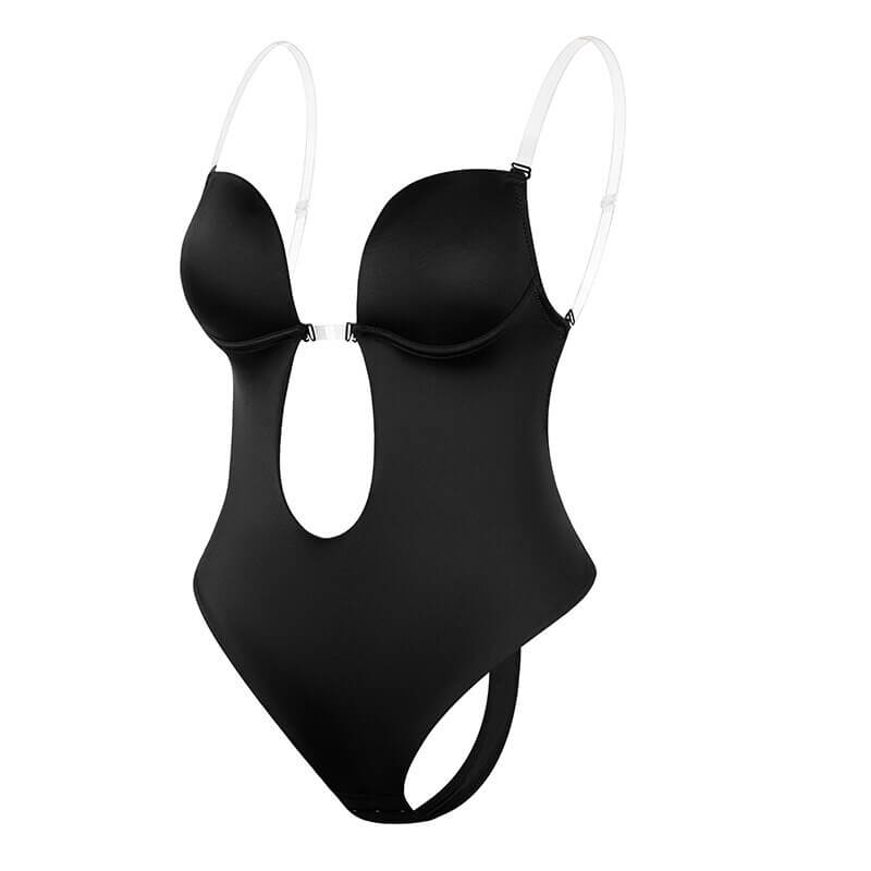 Oak & Coral | Women's Backless Deep V Bodysuit