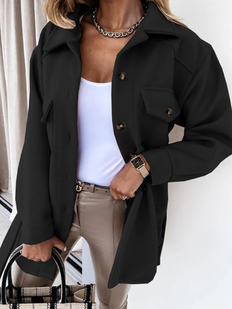 Oak & Coral | Women's Belted Overshirt Jacket