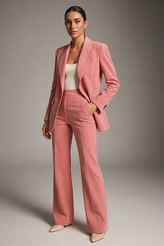 Oak & Coral | Women's Blazer & Wide Leg Pant Suit