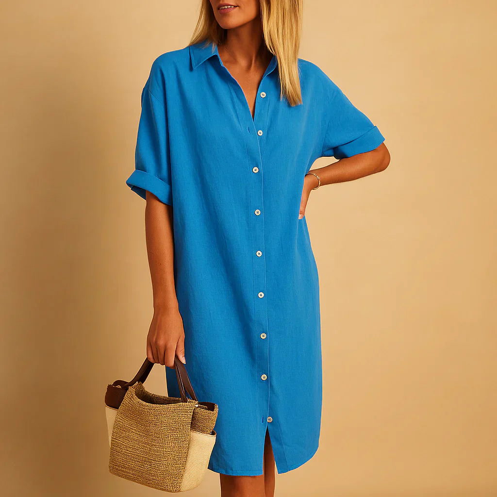 Oak & Coral | Women's Button-Down Shirt Dress