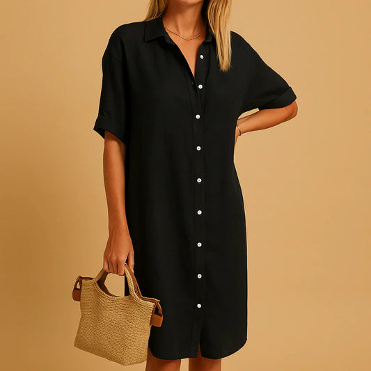 Oak & Coral | Women's Button-Down Shirt Dress