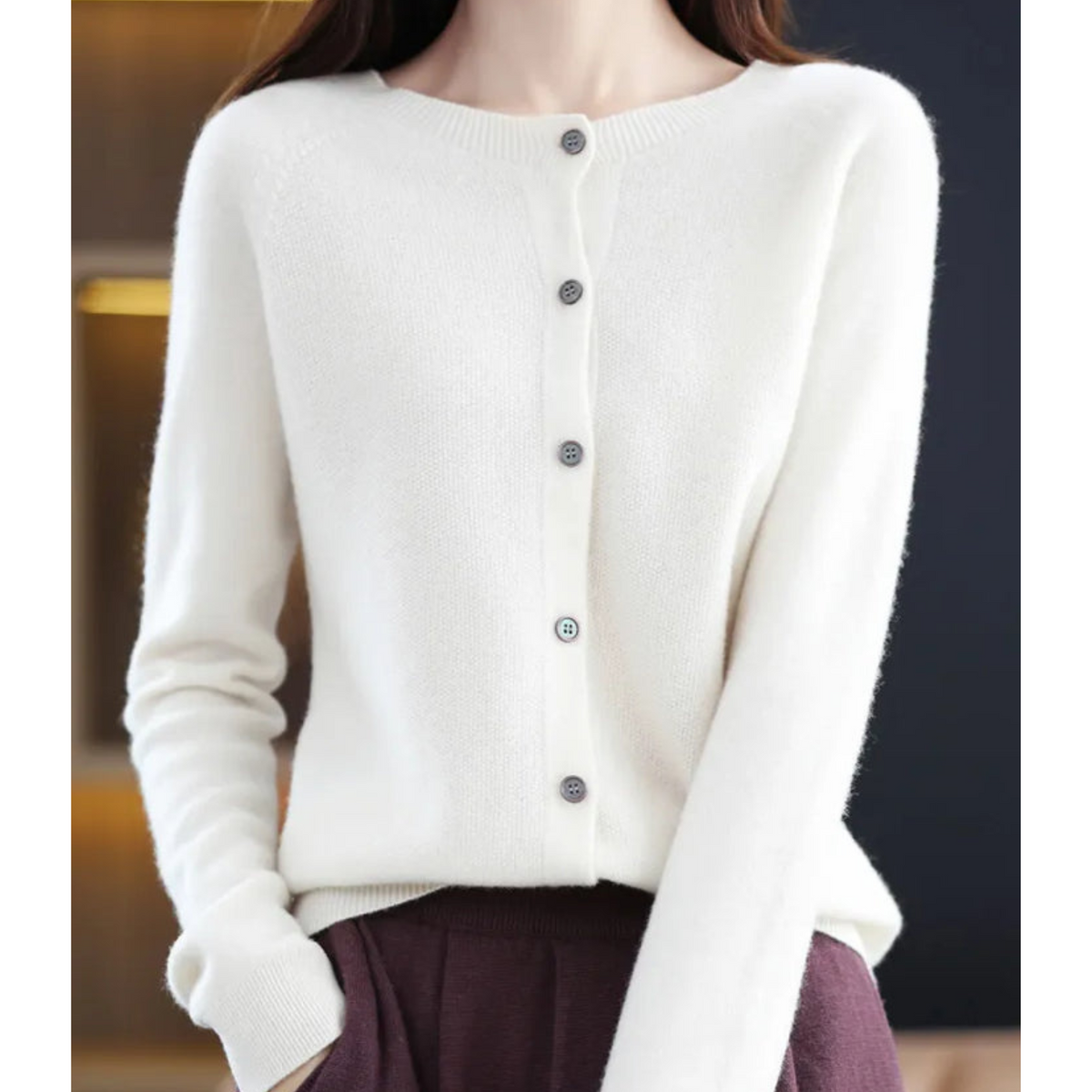 Oak & Coral | Women's Button-Front Cardigan