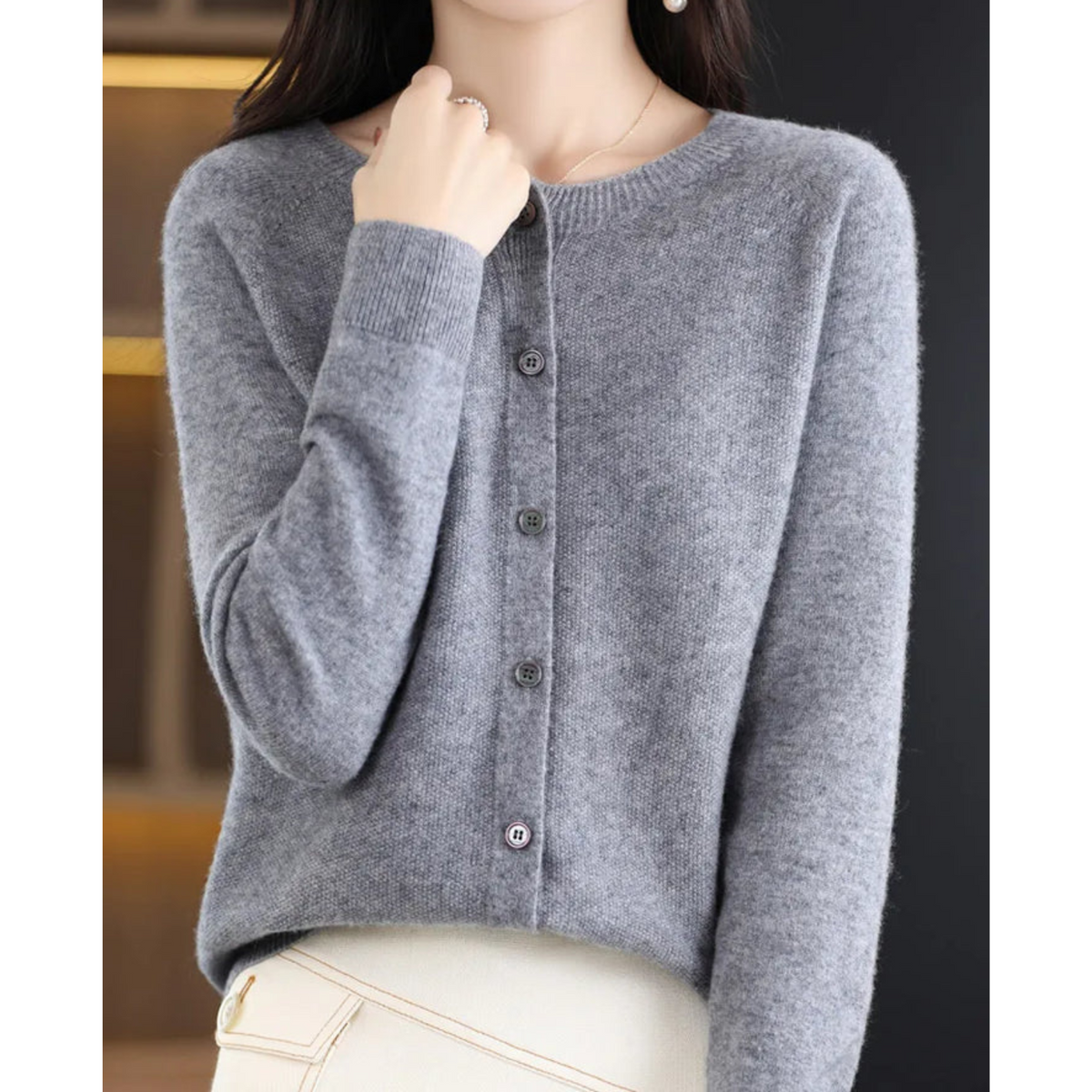 Oak & Coral | Women's Button-Front Cardigan