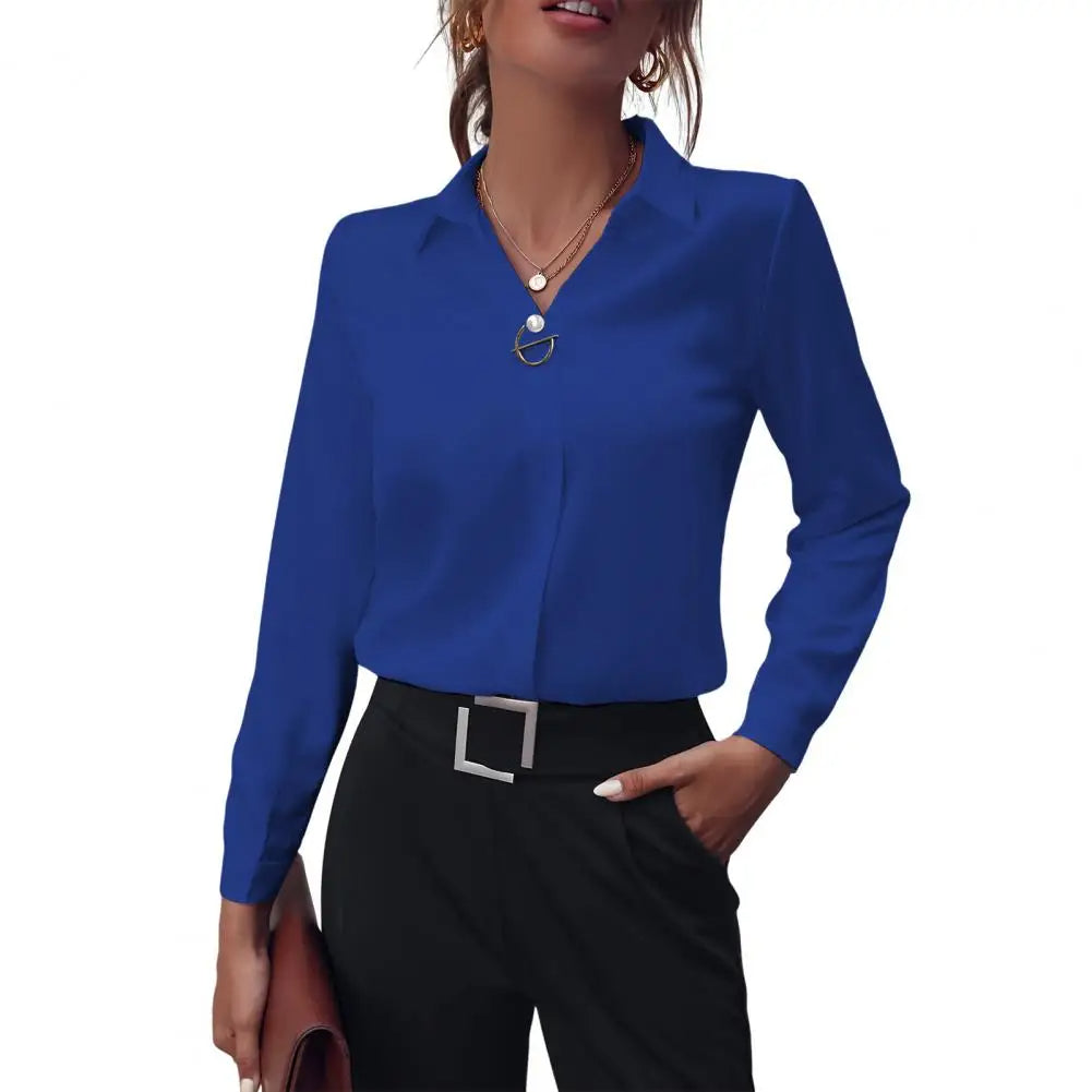 Oak & Coral | Women's Button-Up Shirt with Ring Detail