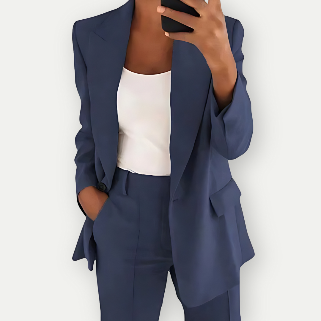 Oak & Coral | Women's Comfortable Blazer Set Formal