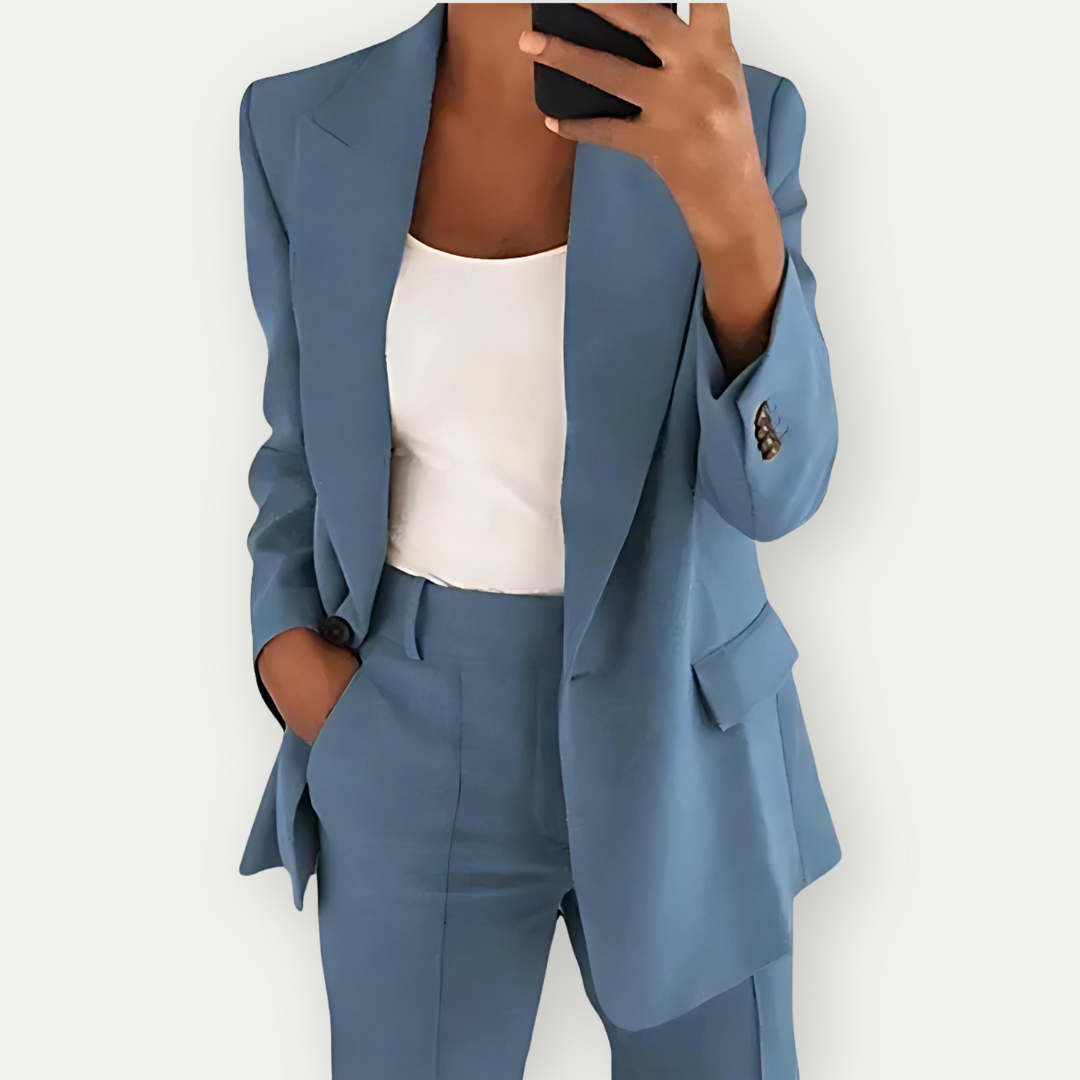 Oak & Coral | Women's Comfortable Blazer Set Formal