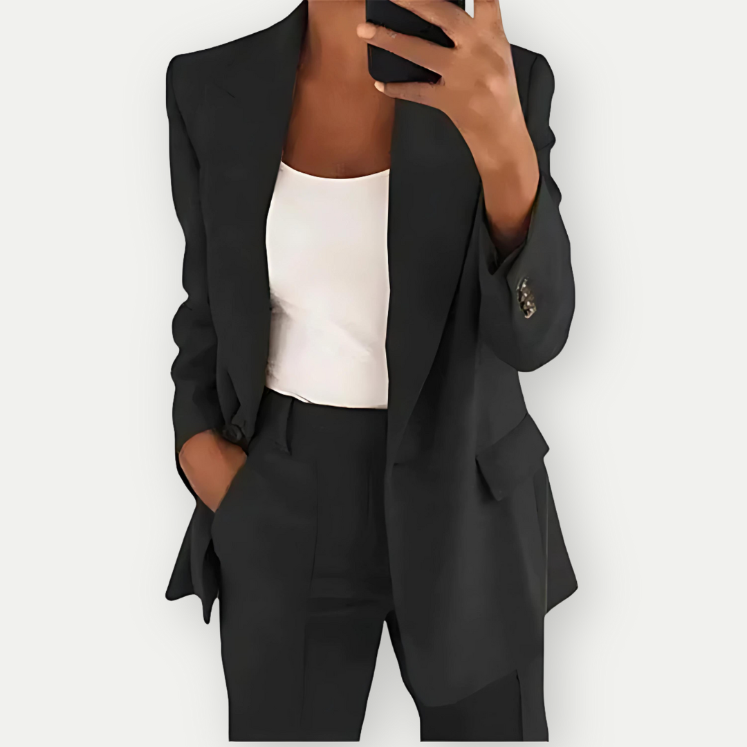 Oak & Coral | Women's Comfortable Blazer Set Formal