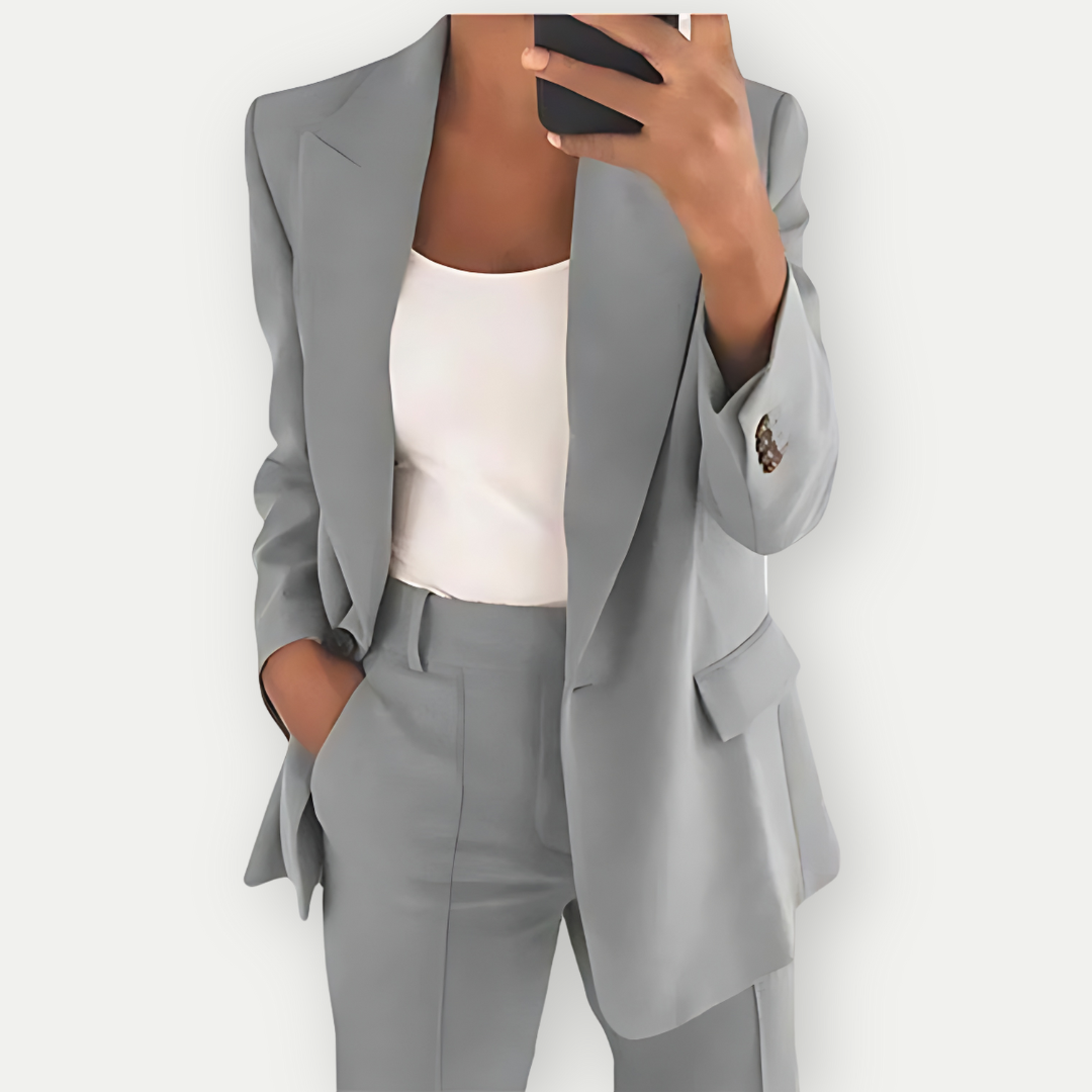 Oak & Coral | Women's Comfortable Blazer Set Formal