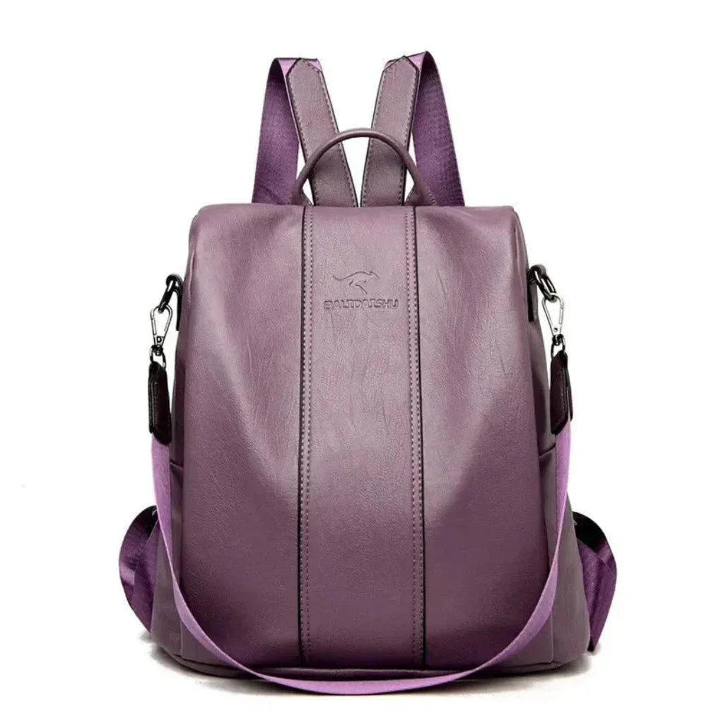 Oak & Coral | Women's Convertible Anti-Theft Backpack