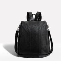 Oak & Coral | Women's Convertible Anti-Theft Backpack with Hidden Pockets