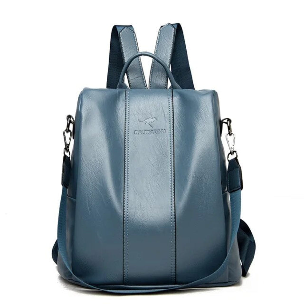 Oak & Coral | Women's Convertible Anti-Theft Backpack with Hidden Pockets