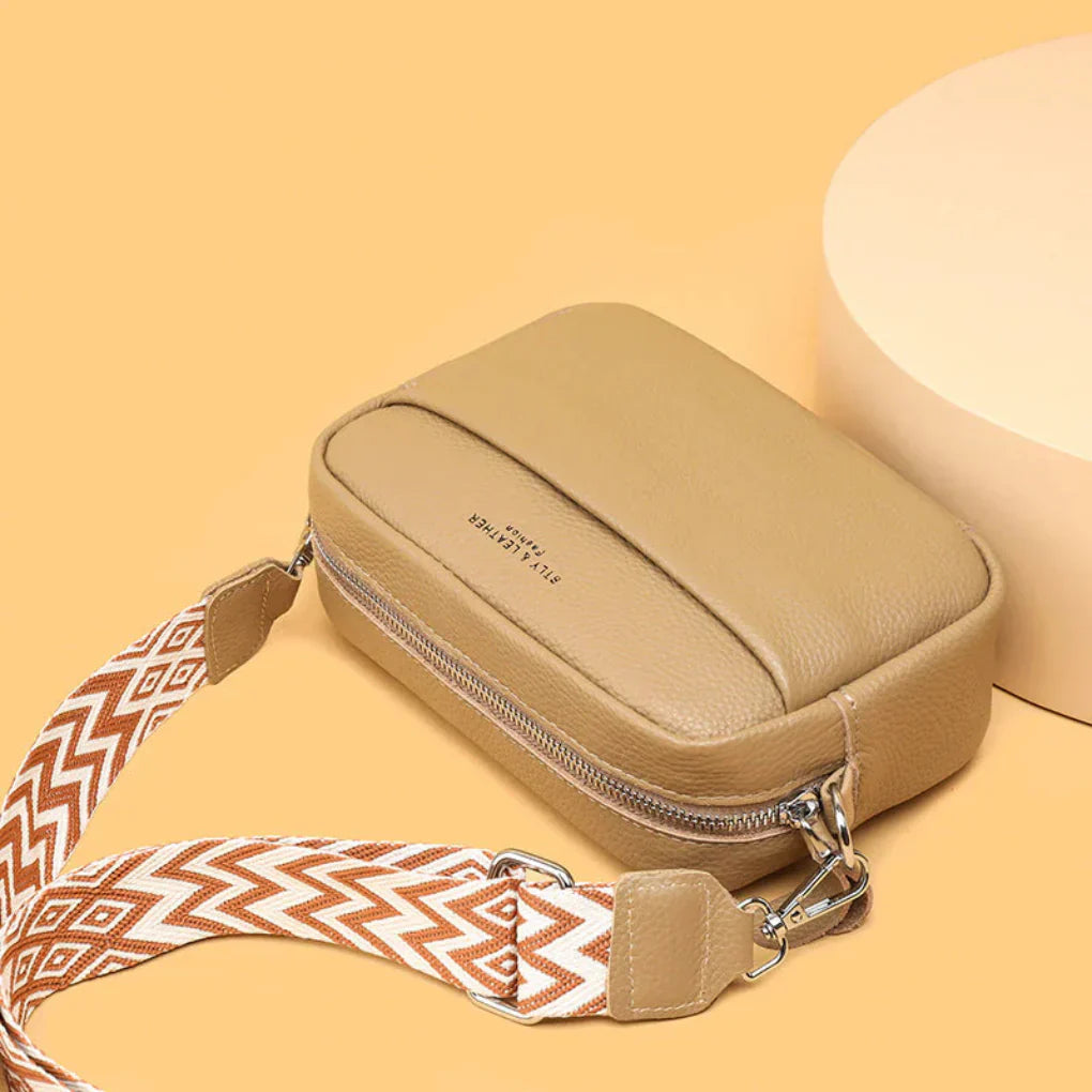 Oak & Coral | Women's Crossbody Bag with Geometric Strap