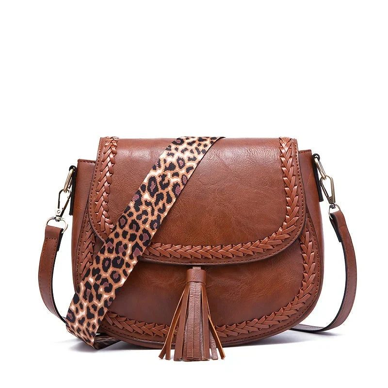 Oak & Coral | Women's Crossbody Bag with Tassel Detail