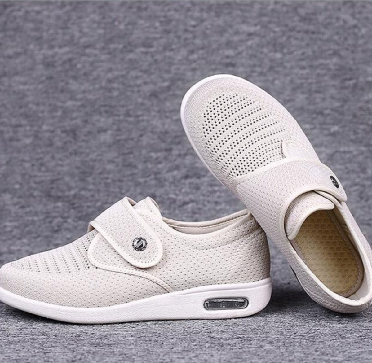 Oak & Coral | Women's Diabetic Shoes with Hook-and-Loop Closure