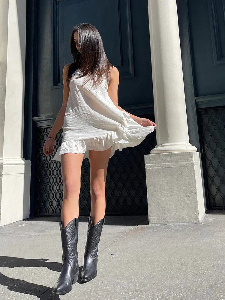 Oak & Coral | Women's Embroidered Cowboy Boots