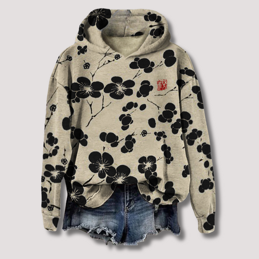 Oak & Coral | Women's Floral Print Hoodie