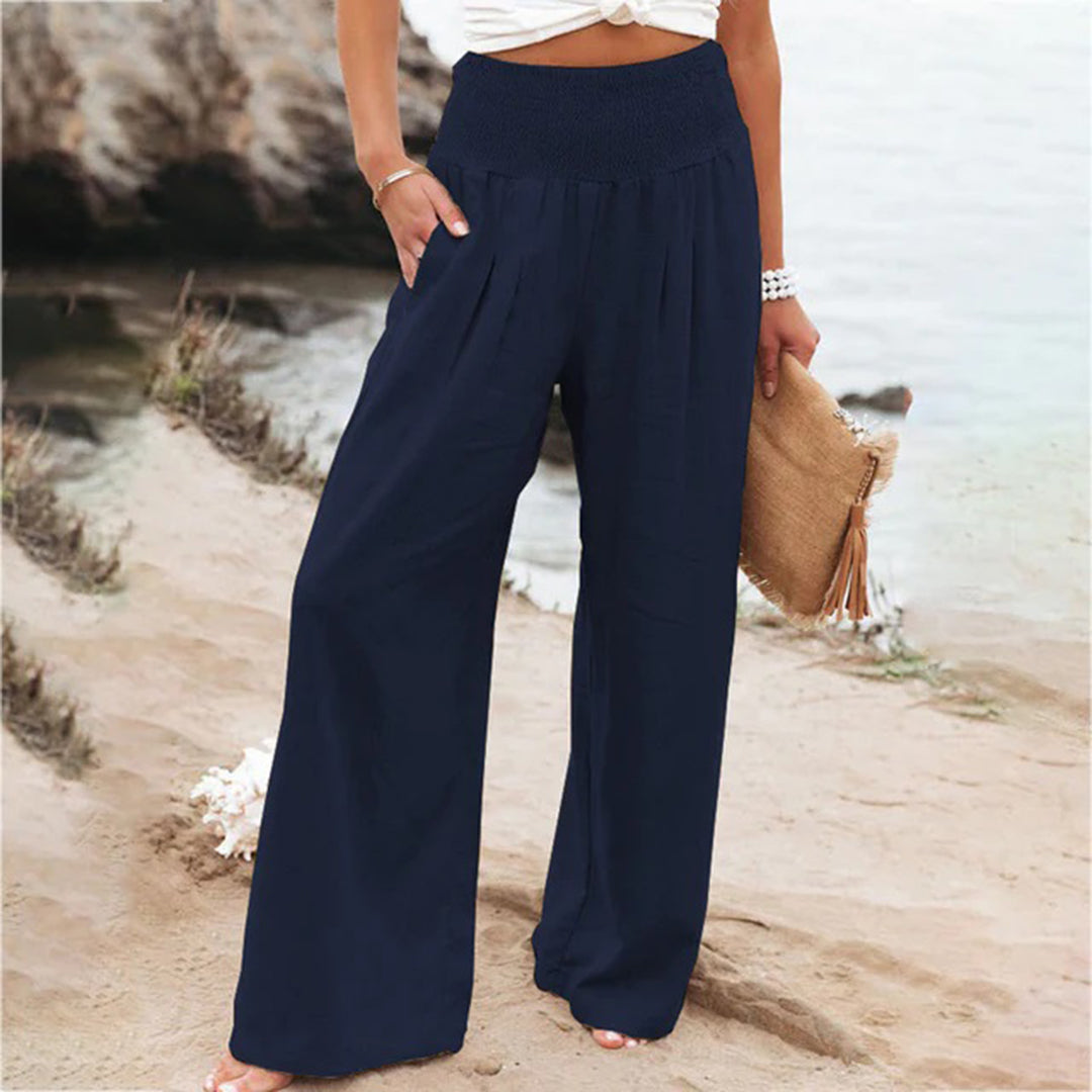 Oak & Coral | Women's High Waisted Wide Leg Pants