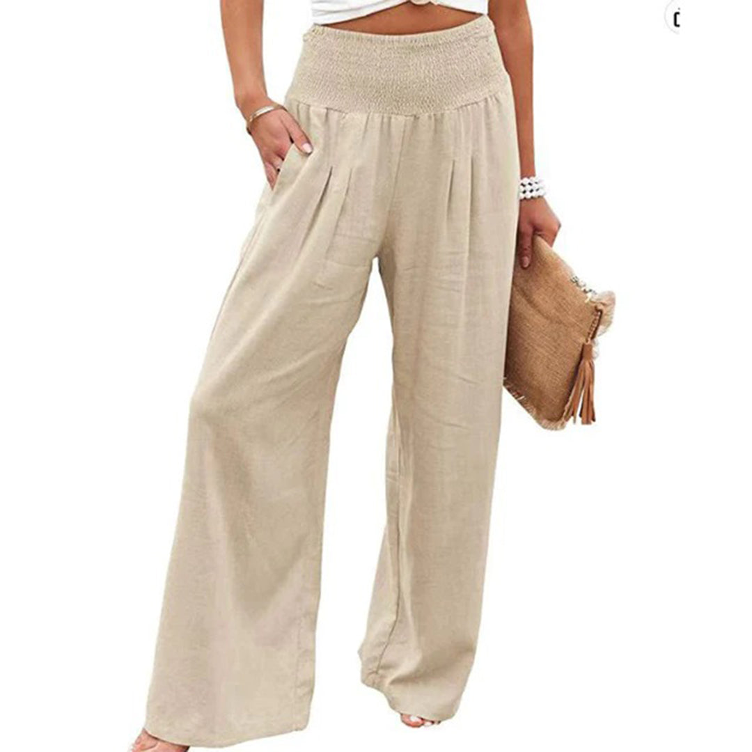 Oak & Coral | Women's High Waisted Wide Leg Pants