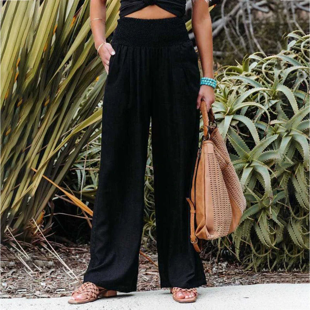 Oak & Coral | Women's High Waisted Wide Leg Pants
