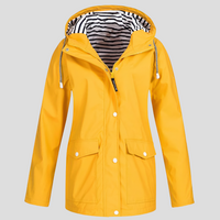 Women's Waterproof Hooded Rain Jacket