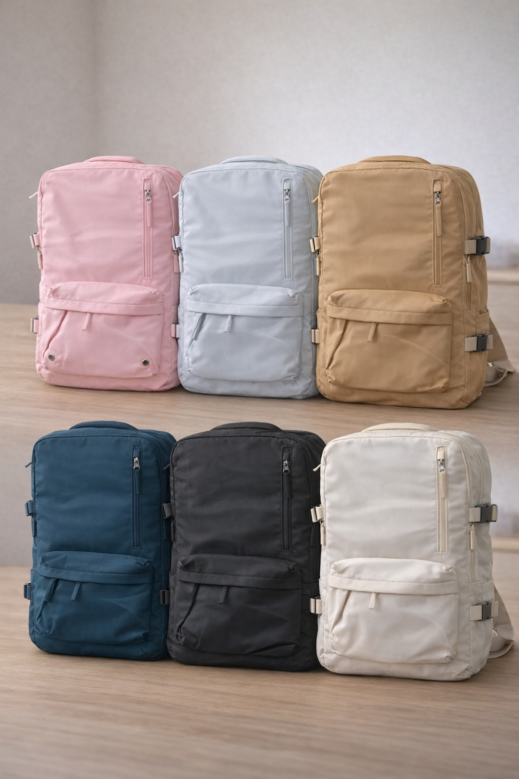 Oak & Coral | Women's Large Travel Backpack – Waterproof Hiking Backpack | Anti-Theft
