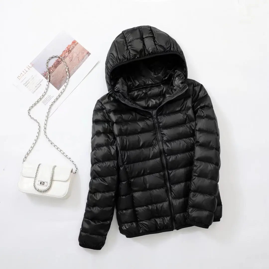 Oak & Coral | Women's Lightweight Hooded Down Jacket