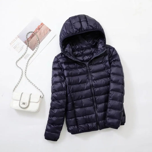 Oak & Coral | Women's Lightweight Hooded Down Jacket