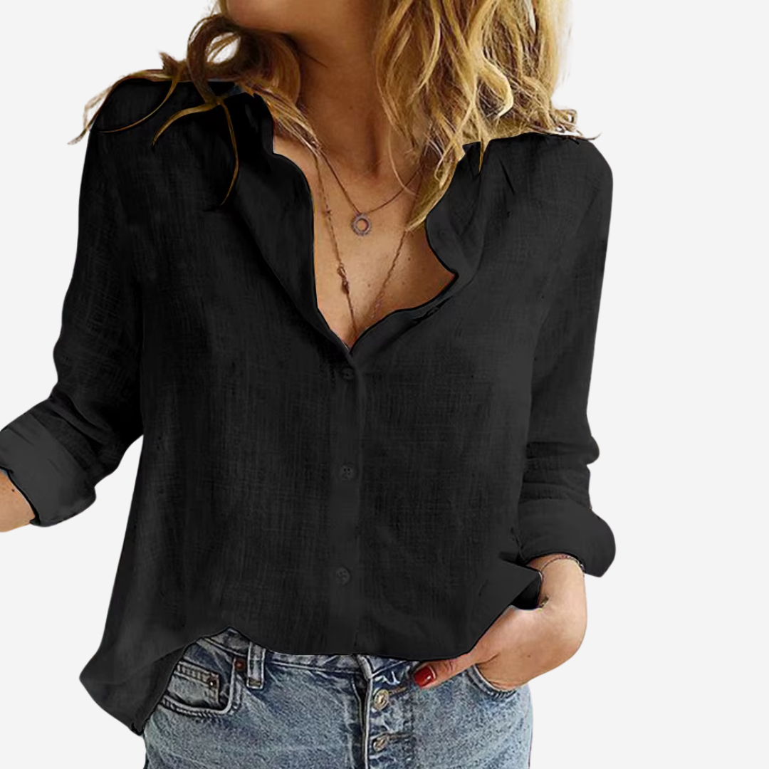 Oak & Coral | Women's Long Sleeve Button-Up Blouse