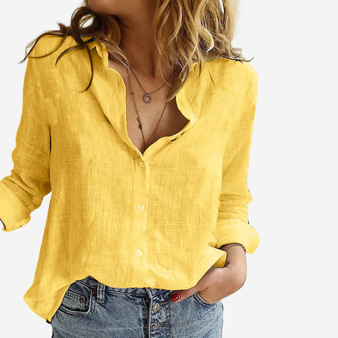 Oak & Coral | Women's Long Sleeve Button-Up Blouse