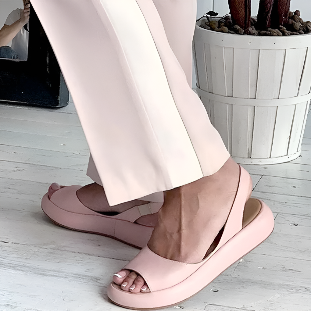 Oak & Coral | Women's Open Toe Slingback Sandals