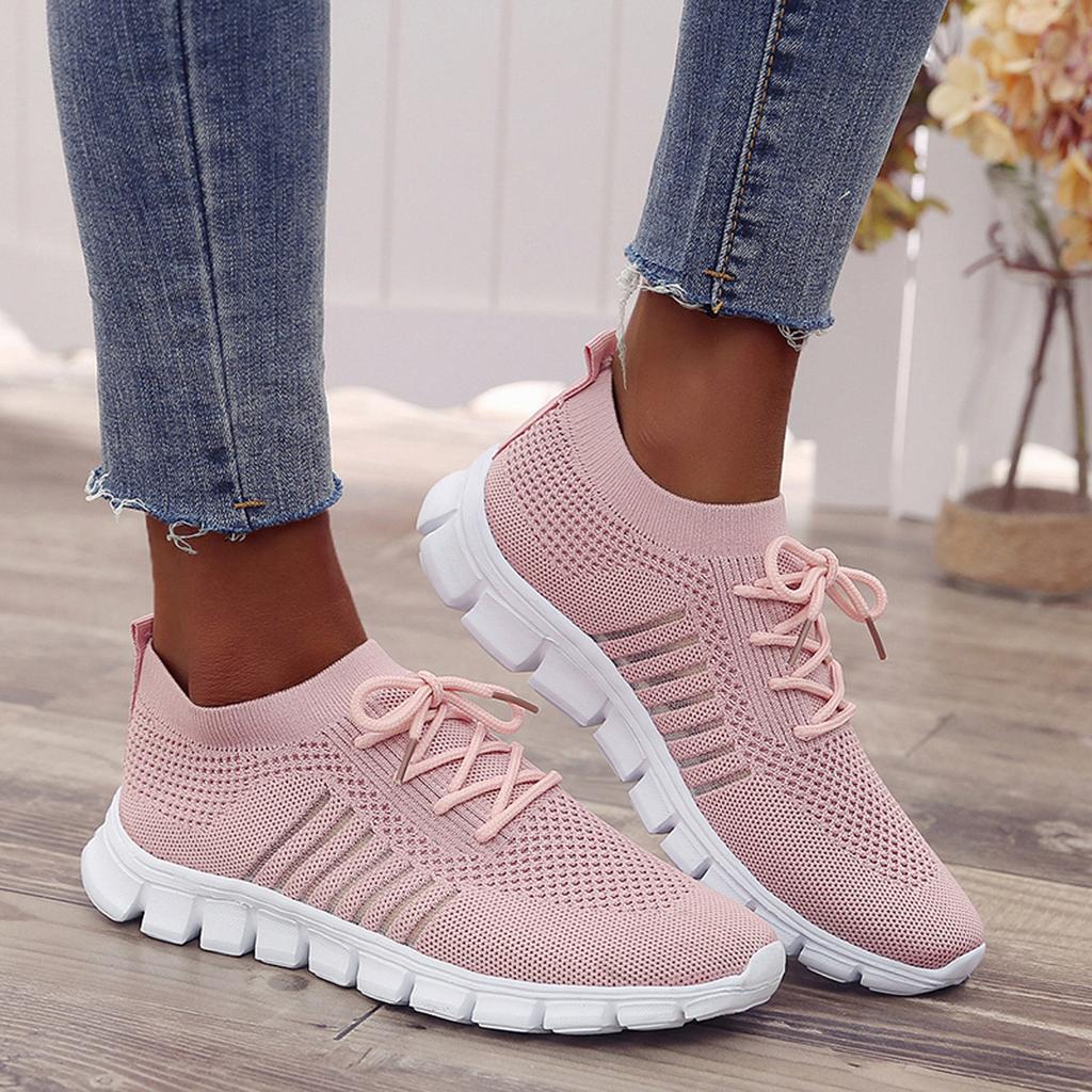 Oak & Coral | Women's Orthopedic Sneakers with Breathable Mesh