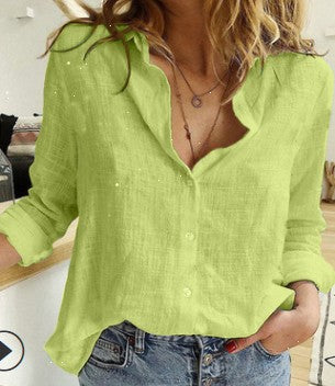 Oak & Coral | Women's Oversized Button-Up Shirt
