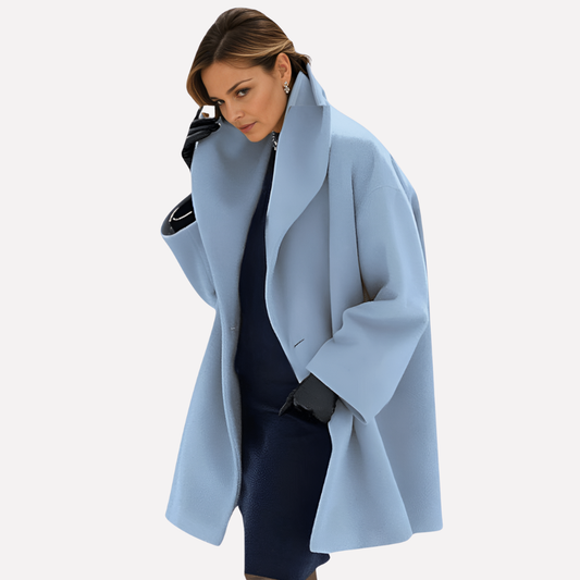 Oak & Coral | Women's Oversized Collar Coat